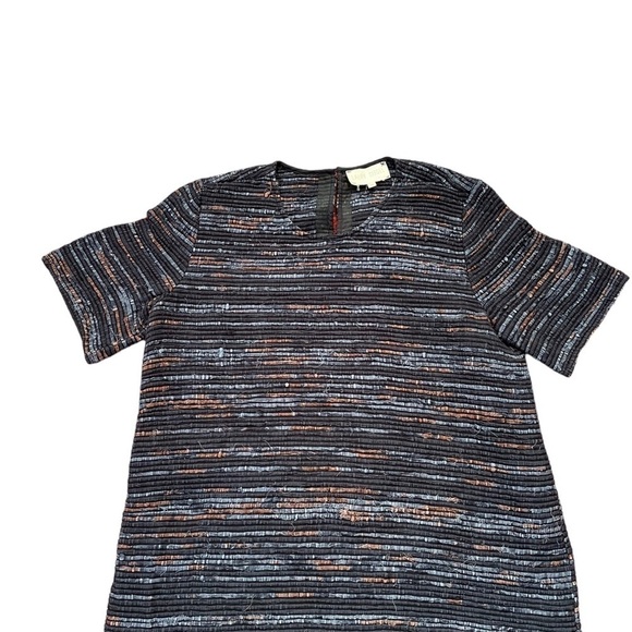 Laura Siegel Recycled Organic Cotton Saree Shortsleeved Mini Shift Dress M - Picture 5 of 11